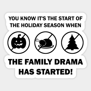 Holiday season Sticker